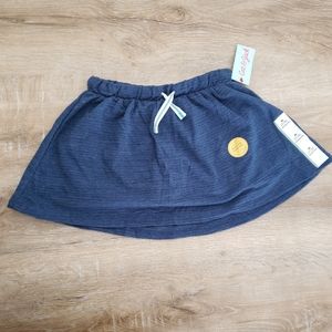 Girl's Navy Blue Skort